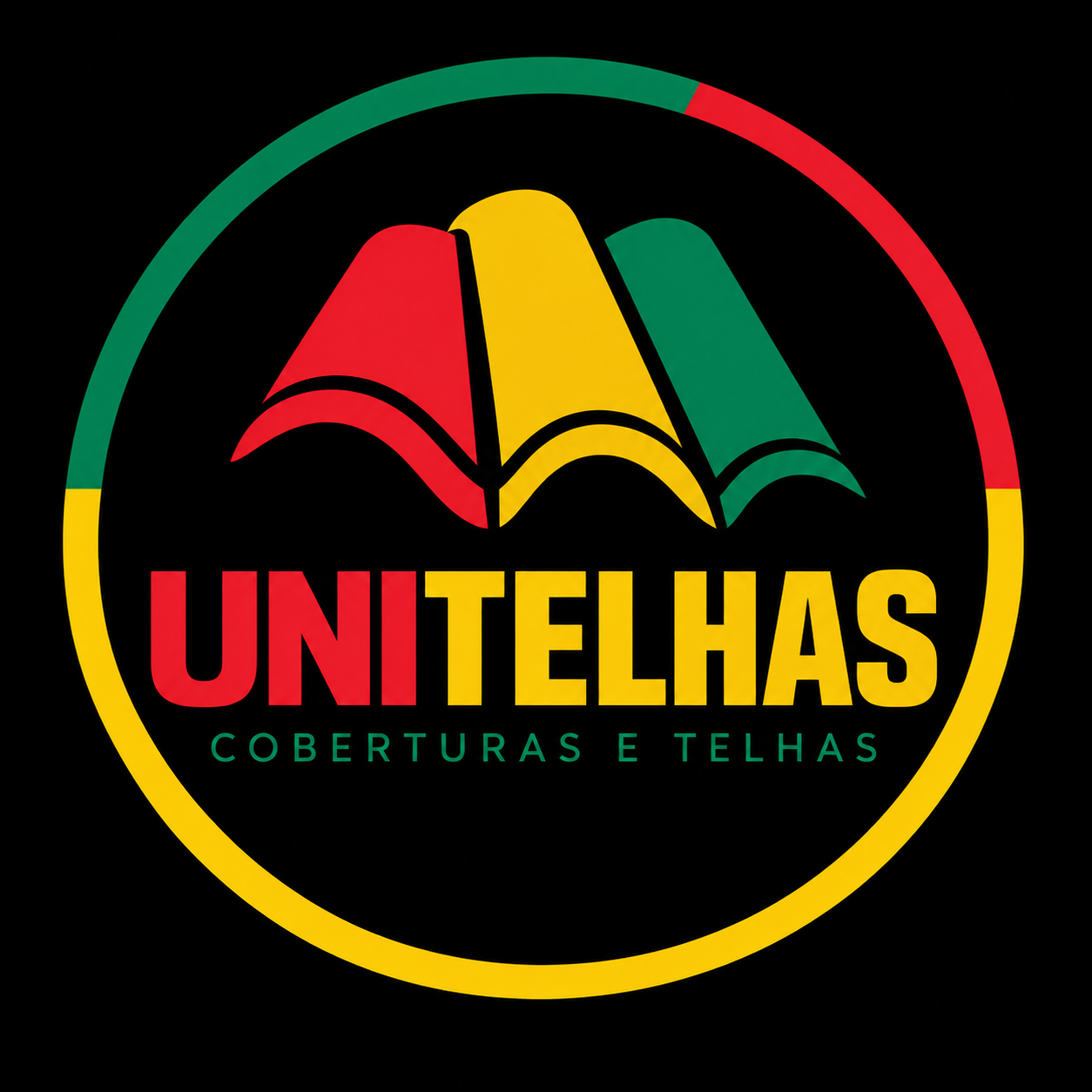 Proposta 1: logo UniTelhas com selo circular